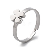 304 Stainless Steel Adjustable Rings for Women RJEW-F169-01P-02-4