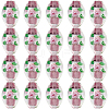 20Pcs Handmade Foil Glass Lampwork Beads LAMP-PA0001-63B-1