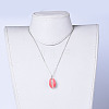 Cowrie Shell Beads Pendants Necklaces NJEW-JN02365-05-5