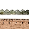 Natural Prehnite Beads Strands G-G457-8mm-03F-02-4