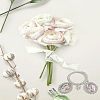 Oval Blank Glass Wedding Bouquet Picture Frame BJEW-LP0003-27-3