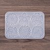DIY Silicone Flower Pendant Molds X1-AJEW-M228-01-3