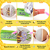 DIY Bees Theme Diamond Painting Acrylic Cup Mat Kits DIY-TAC0012-72-17