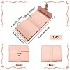 CutHollow 1Pc PU Imitation Leather Earring Storage Bags EDIS-CL0001-01A-2