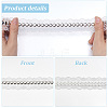 Polyester Lace Rivets Ribbon OCOR-GF0006-09A-6