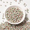 8/0 Opaque Colours Seep Glass Seed Beads SEED-F003-04B-13-2