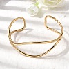 304 Stainless Steel Cuff Bangles for Women BJEW-Z150-01G-02-2