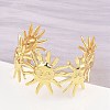 304 Stainless Steel Cuff Bangles for Women BJEW-P363-08G-3
