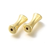 Rack Plating Brass Tube Beads KK-Z086-40G-2