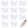 12Pcs Bowknot Polyester Shoe Buckle Clips HJEW-HY00142-1