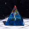 Orgonite Pyramid Resin and Glass Display Decorations PW-WG14D54-01-2