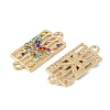 Alloy Rhinestone Connector Charms FIND-TAC0014-51LG-1