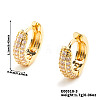 Luxury Fashionable Brass Hoop Earrings YV3496-3-2