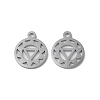 Non-Tarnish Chakra 304 Stainless Steel Charms STAS-F300-05P-1