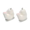 Flocky Opaque Resin Pendants RESI-I335-01P-01-2
