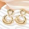 Ring 304 Stainless Steel Dangle Stud Earrings EJEW-L287-073G-2