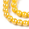 Electroplate Opaque Glass Beads Strands LS-GLAA-T032-P4mm-AB08-2