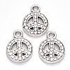 Tibetan Style Alloy Pendants TIBEP-S319-079AS-NR-2