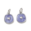 Brass Enamel Pendants KK-CBA5585-08P-2