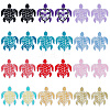 12Pcs Polyester Clothing Pathces DIY-WH0750-405-1