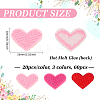 60Pcs 3 Colors Computerized Embroidery Cloth Iron on/Sew on Patches DIY-MA0007-06-2
