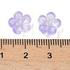Dyed & Heated Glass Bead Caps GLAA-C042-01J-3