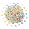 300Pcs 10 Colors Gradient Color Transparent Acrylic Beads OACR-CJ0002-44-8