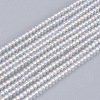 Electroplate Glass Beads Strands X-EGLA-I013-2mm-AB01-1