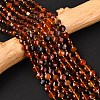 Natural Carnelian Beads Strands G-K389-B43-01-1