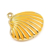 Brass Enamel Pendants KK-I352-07G-B-3