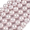 Electroplated Shell Pearl Beads Strands BSHE-G041-12mm-06-1