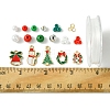 Christmas Theme DIY Acrylic & Plastic & Glass Seed Beads Bracelet Kits DIY-FS0006-55-5