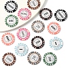 16Pcs 8 Colors Opaque Acrylic Pendants OACR-FS0002-21-3