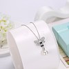Trendy 925 Sterling Silver Pendant Necklaces NJEW-BB34171-P-2