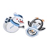 32Pcs Christmas Polyester Cloth Patches PATC-C001-02-2