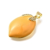 Brass Micro Pave Cubic Zirconia with Enamel Pendants KK-Q066-20G-2