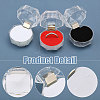 CHGCRAFT 42Pcs 3 Colors Octagon Transparent Plastic Ring Boxes CON-CA0001-022-6
