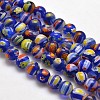 Round Millefiori Glass Beads Strands LK-P001-30-1