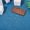 100Pcs Brass Pumpkin Beads KK-TA0008-55-5