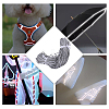 Reflective Cotton Ribbons SRIB-WH0011-283-6