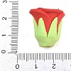 Handmade Polymer Clay Rose Flower Cabochons PY-CBA4D86-02A-3