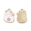 Alloy Enamel Pendants ENAM-H039-02G-A-1