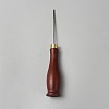 Wooden Awl Pricker Sewing Tool TOOL-WH0059-071A-1