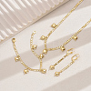 Sweetheart Brass Heart Design Jewelry Set for Date Night and Everyday Wear QJ5071-2