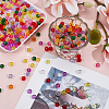 800Pcs 8 Colors Transparent Acrylic Beads TACR-GO0001-03-4