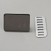Alloy Blank Rectangle Label Tags FIND-WH0173-409A-B-1