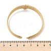 304 Stainless Steel Cuff Bangles for Women BJEW-B120-07G-03-5