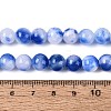 Natural Dyed Persian Jade Beads Strands G-Q609-8mm-01-5
