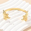 304 Stainless Steel Cuff Bangles for Women AJEW-P127-22G-2