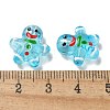 Christmas Handmade Lampwork Beads Strands LAMP-M021-02H-4